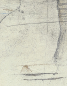 Tekeningen en schilderijen die de ruimtelijkheid en de beperking van de horizon onderzoeken. Hierbij maak ik studie van landschappelijke Japanse Ukiyo-e prenten in combinatie met het waddengebied van Nederland om het grenzeloze te kunnen ervaren.