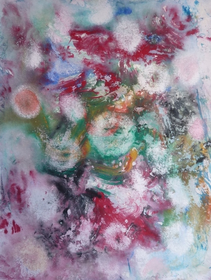 Sissende Bloemen Gingen Hen Begroeien