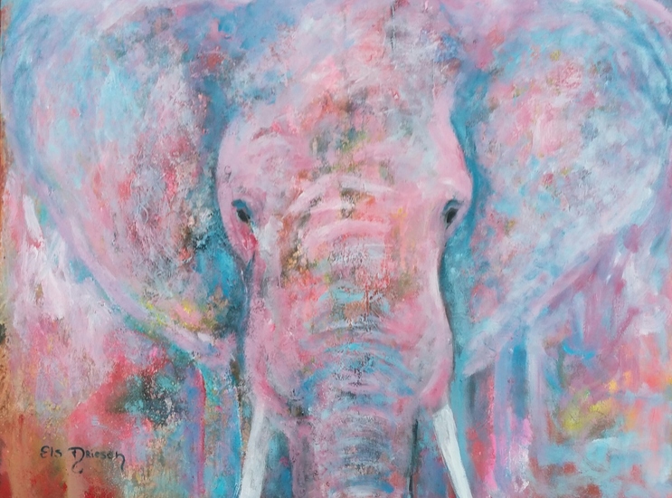 Roze olifant