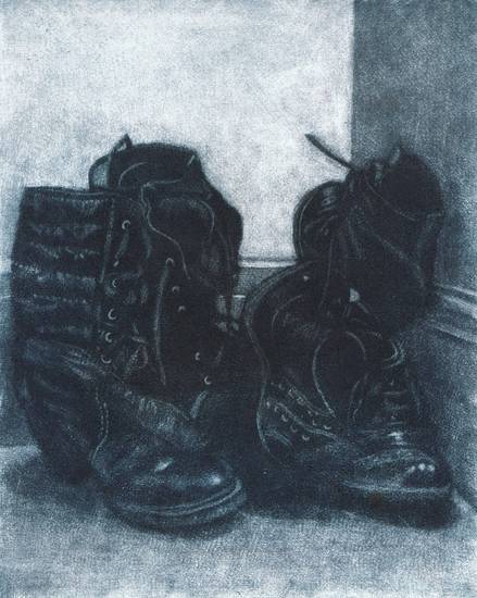 Still life with boots