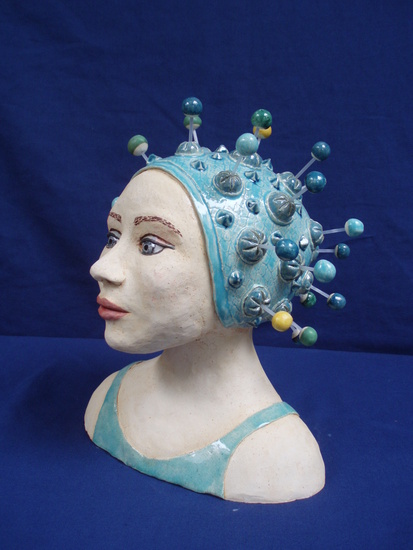 badmuts met bolletjes