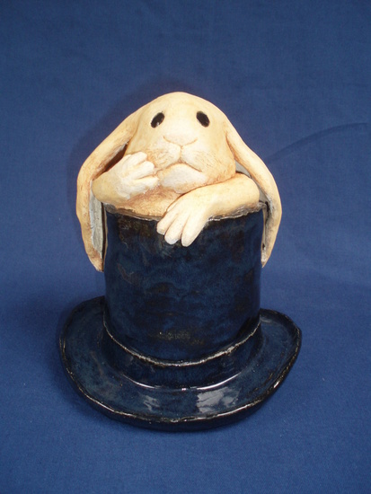 konijn uit hoge hoed