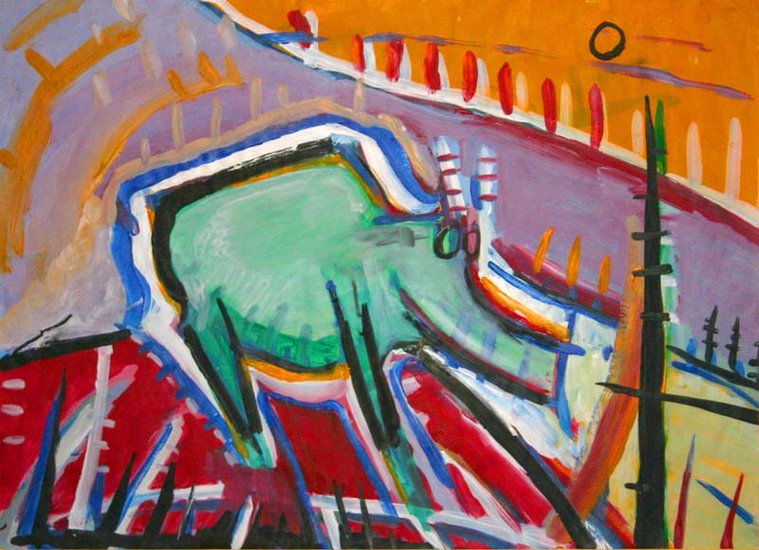 lost pig in colour