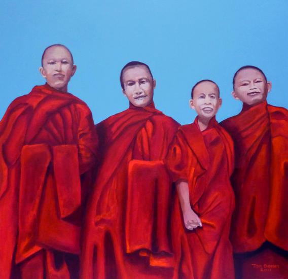 Monniken Bhutan nr.2