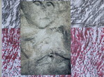 In catholic churches in Ireland one sometimes finds pre-christian fertility statues, the 'Sheela-na-gig', a woman pointing at her vagina. The church has tried to replace this fertility symbol by a more christian image of women, 'Brigid'. The struggle between these two images has become apparent in these collages.