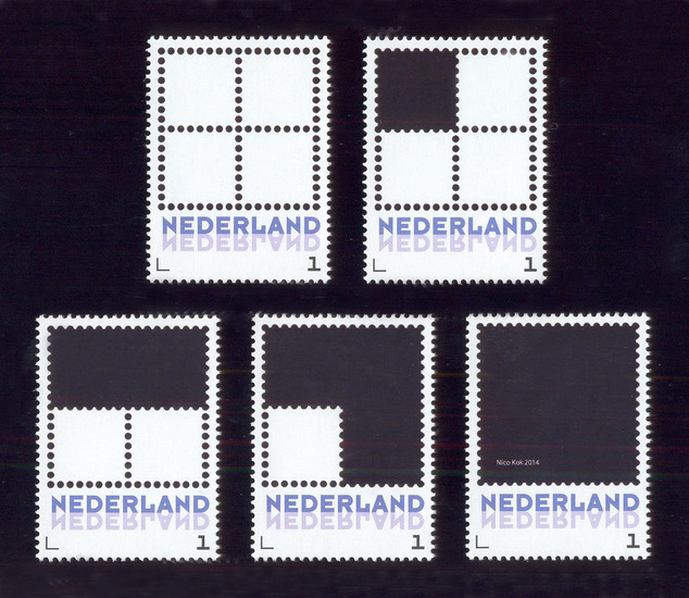 Vierkant met middellijnen