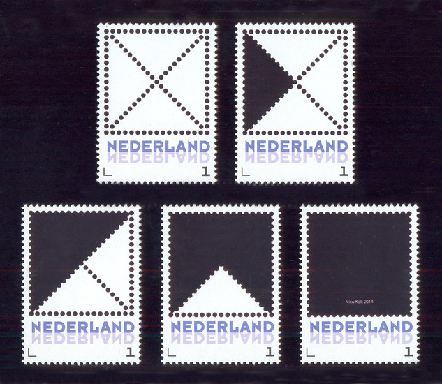 Vierkant met diagonalen