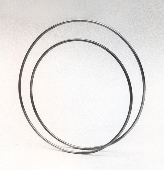 Kleine cirkel en grote cirkel, verbonden