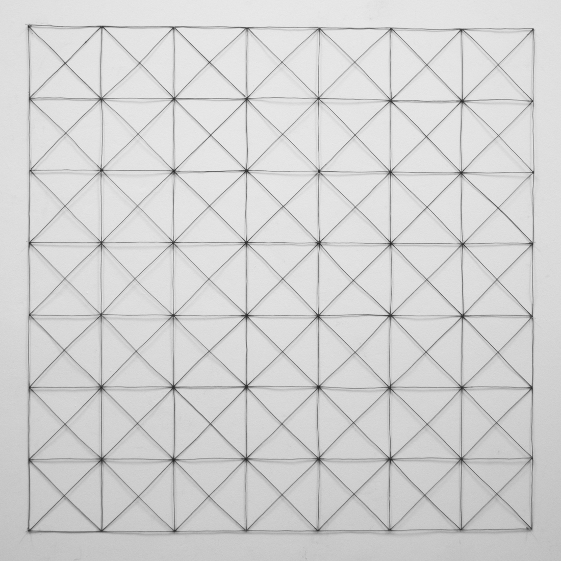 Negenenveertig vierkanten met diagonalen