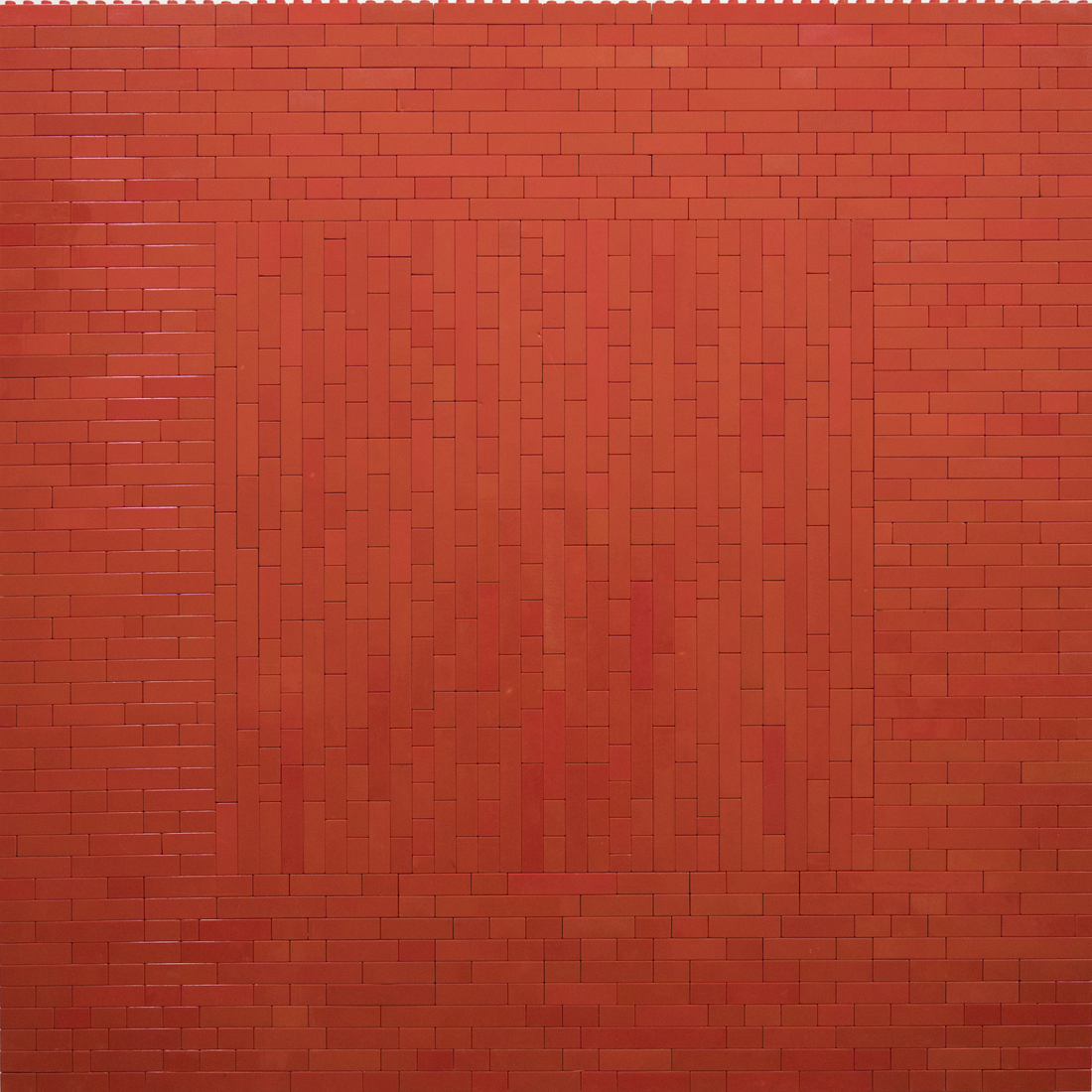 Rode duplo lego vierkant