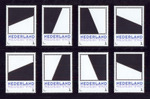 Series officiële Nederlandse postzegels in beperkte oplage ontworpen door Nico Kok