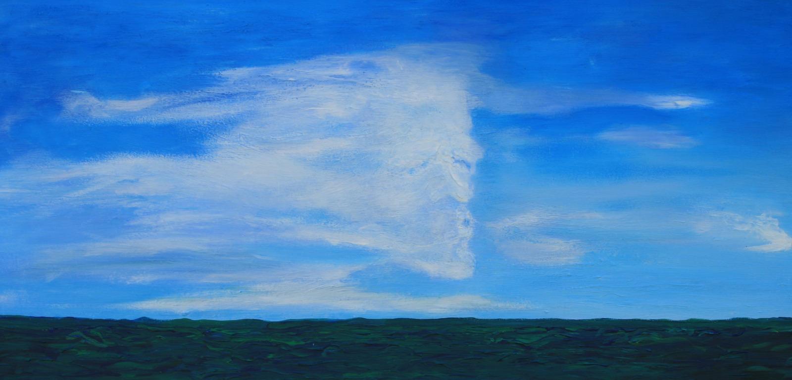 wolk in de wind