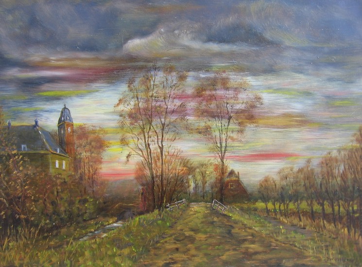 20. Huis te Hoorn in Avondstemming