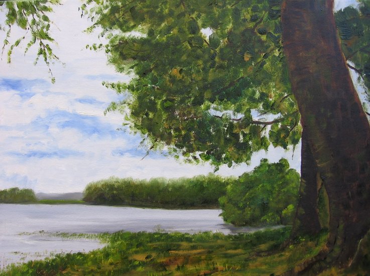 164. Lac de Méouze, Limousin, Frankrijk.