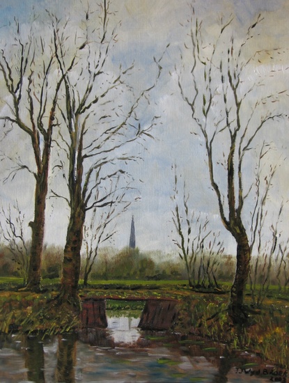 105. Gezicht op 't dorp Rijswijk