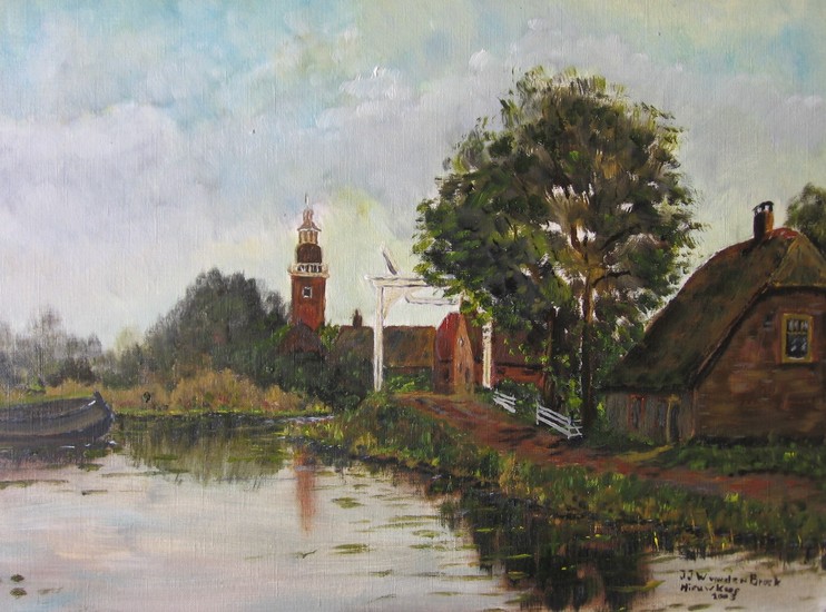 70. Gezicht op Nieuwkoop