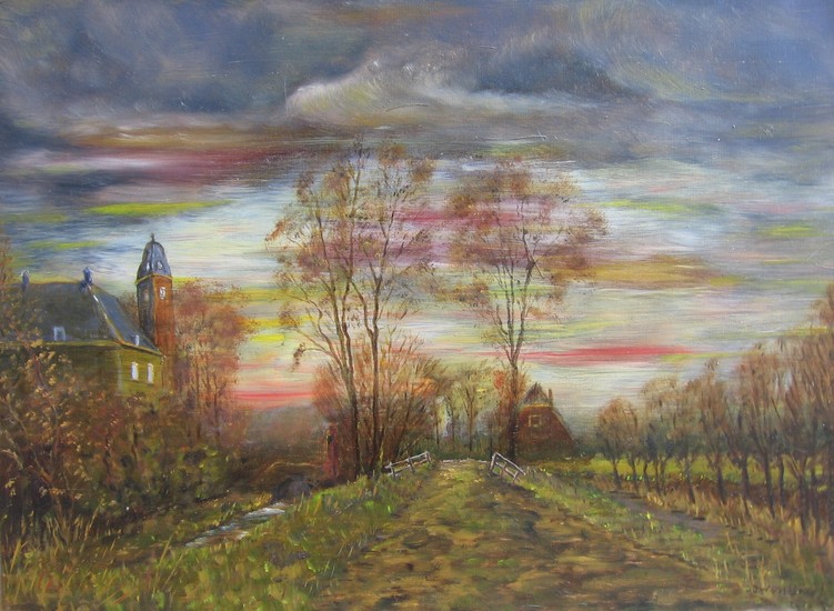 20. Huis te Hoorn in avondstemming