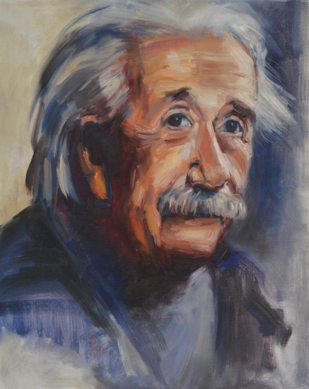 Portretstudie A. Einstein