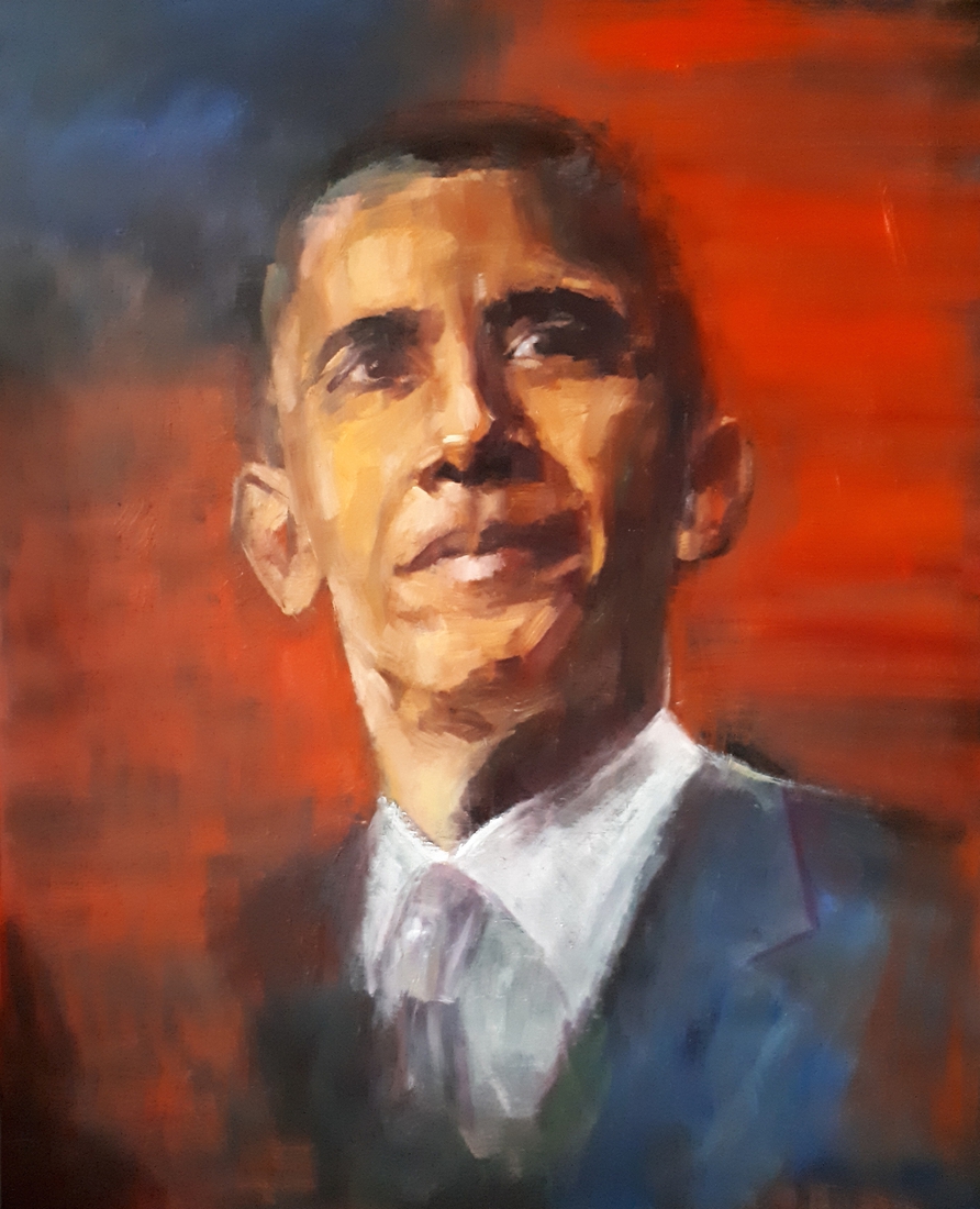 Portret President Barack Obama