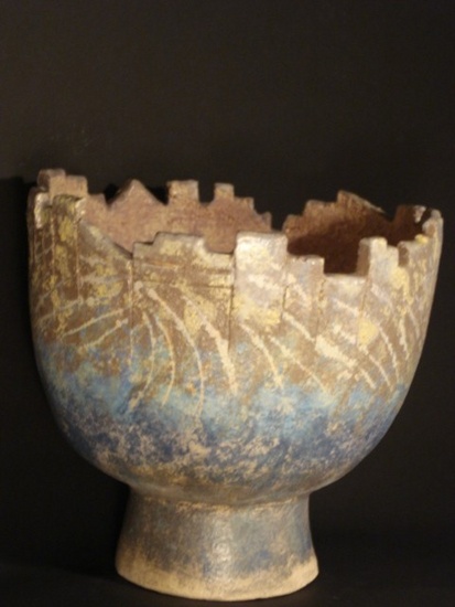 stad in de ochtend mist