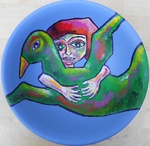 Beschilderde schalen