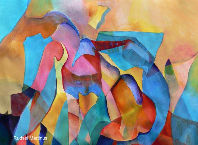 Group of people in movement