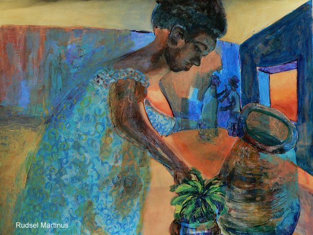 woman inside the room