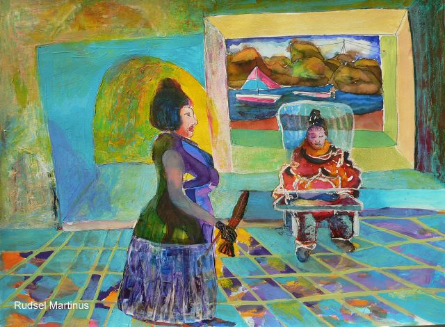 The proud women and the fish woman