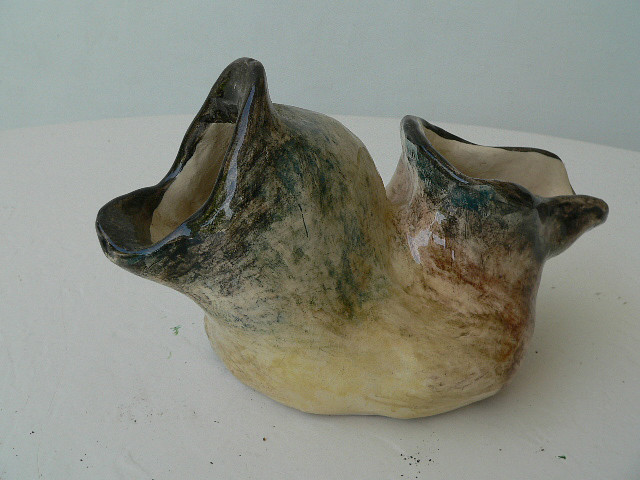 Drink goblet with two sides