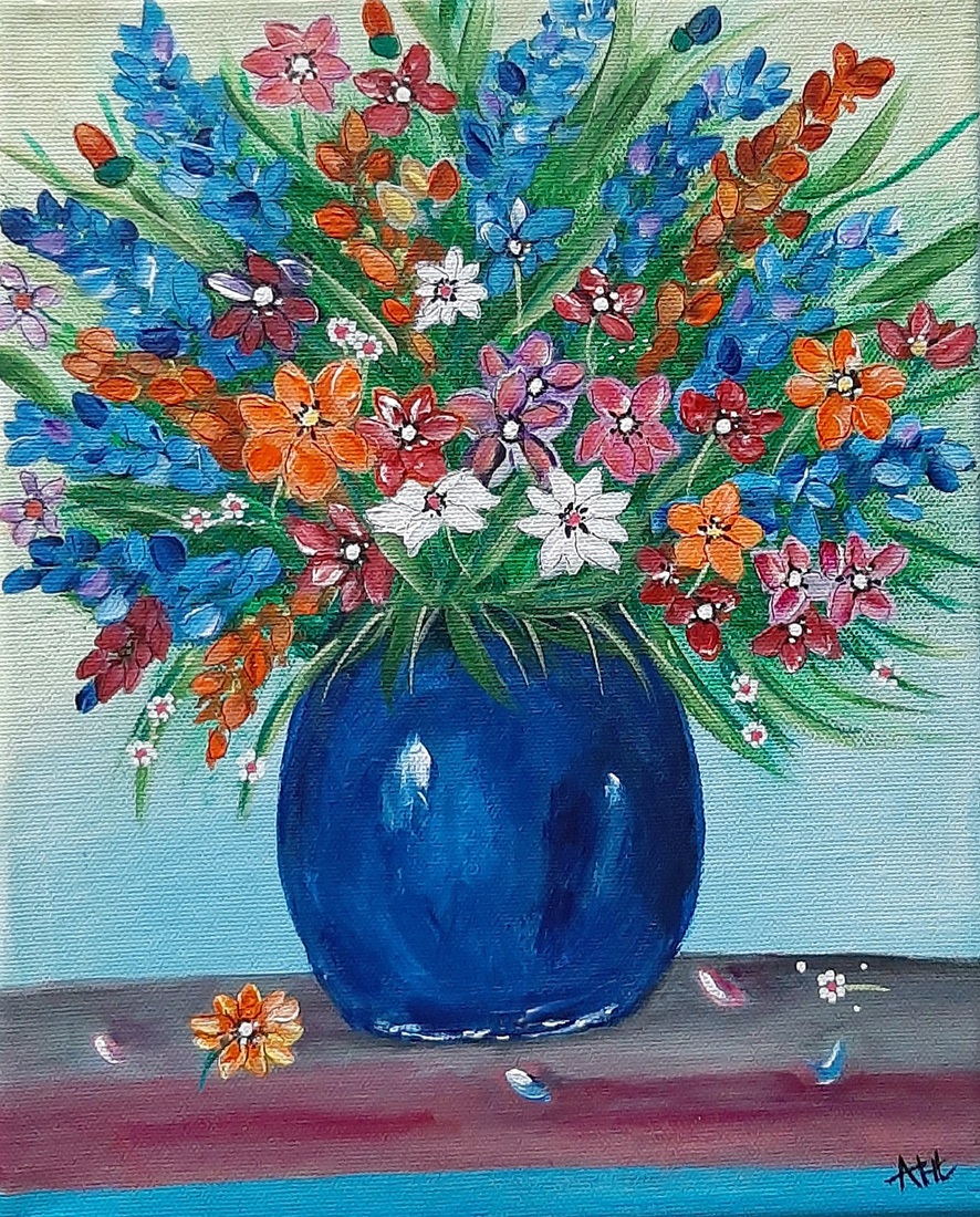 Bloemen in vaas