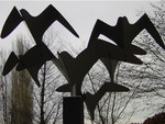 sculpturen gemaakt in corten-staal