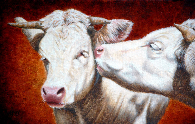 Kusje voor het slapen gaan