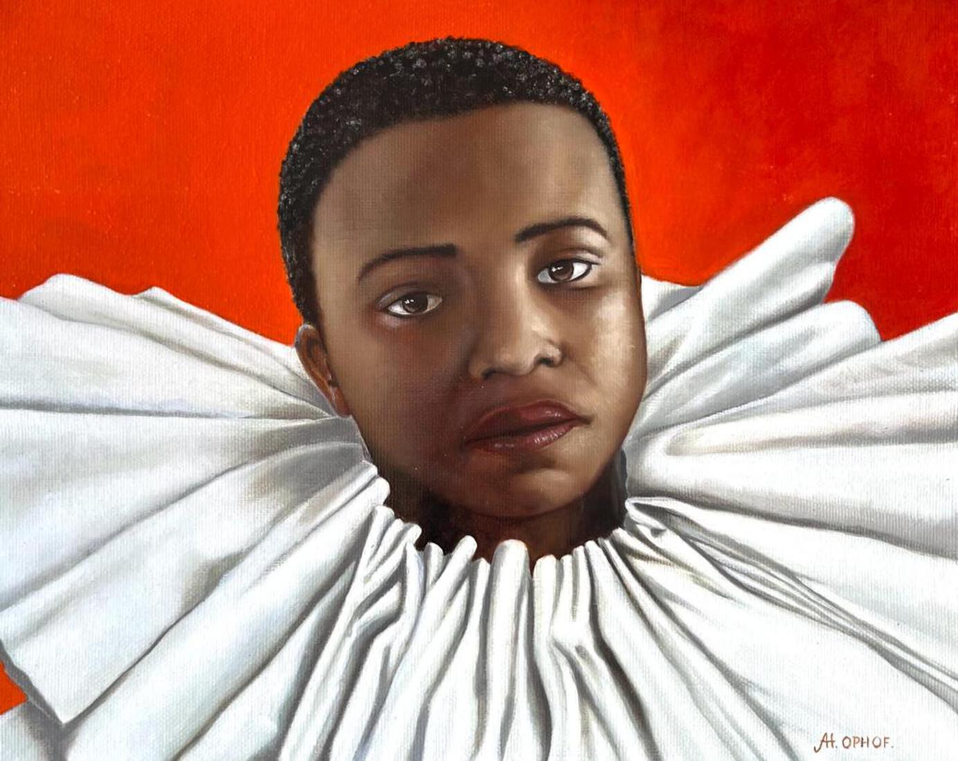 Jongen met molenkraag