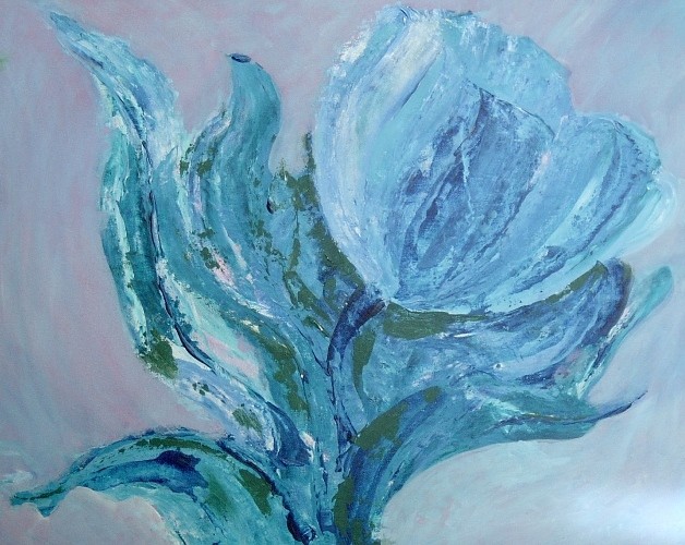 Blauwe tulp