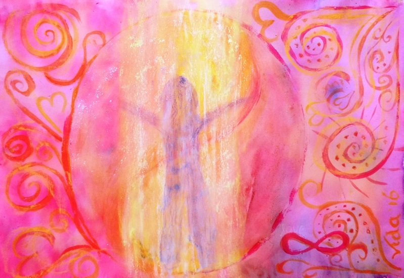 In een zuil van licht