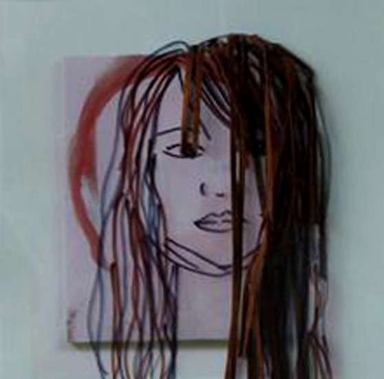 meisje met loshangend haar