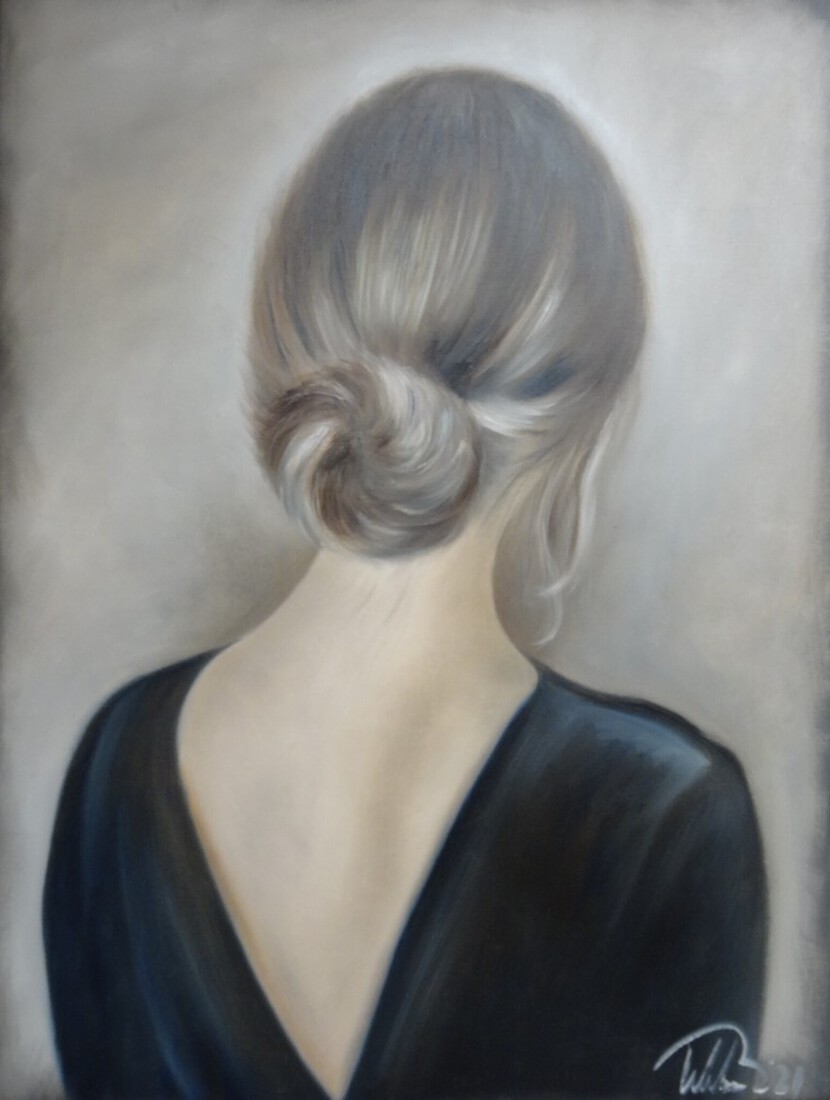 vrouw in zwart nr.211