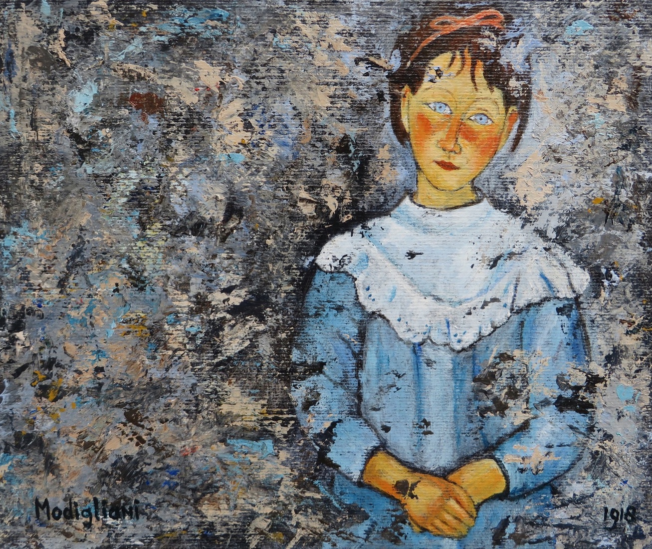 Boekje met kinderportretten - Modigliani