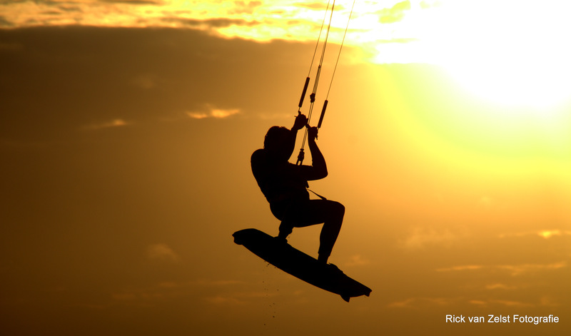 Sunset Kitesurfen