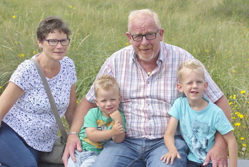 Opa Oma Levi en Finn