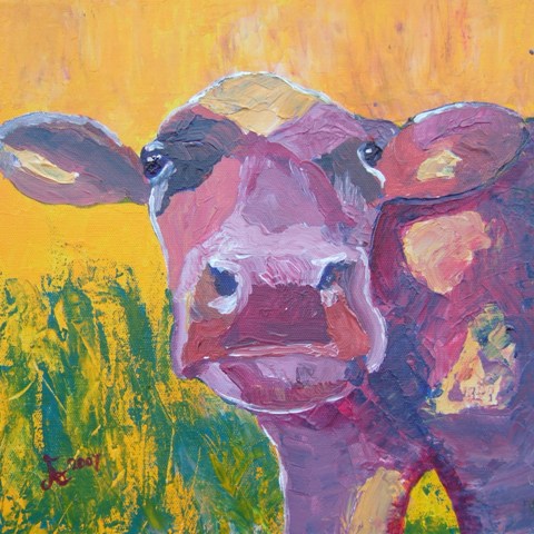 Head of a cow