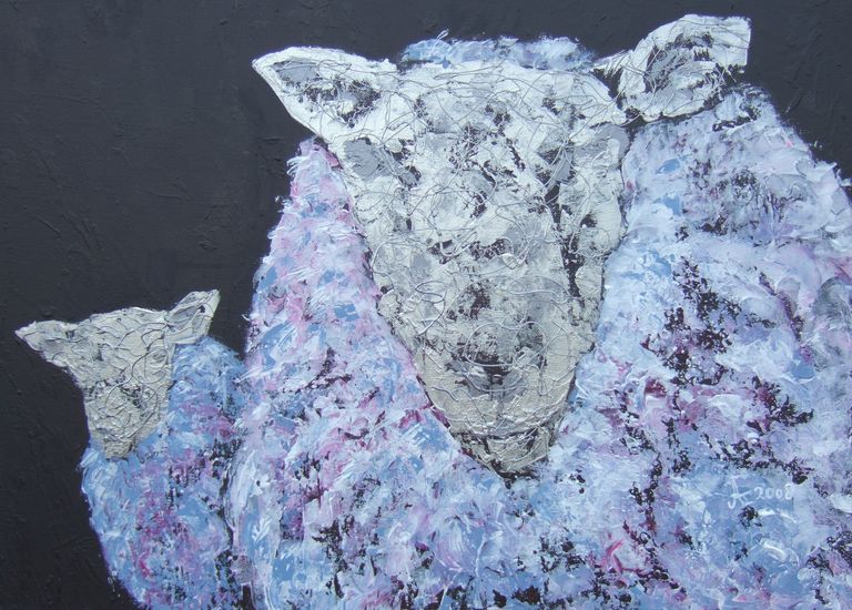 once upon a time there were two sheep