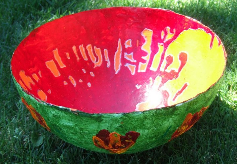 Orange flowers (inside)