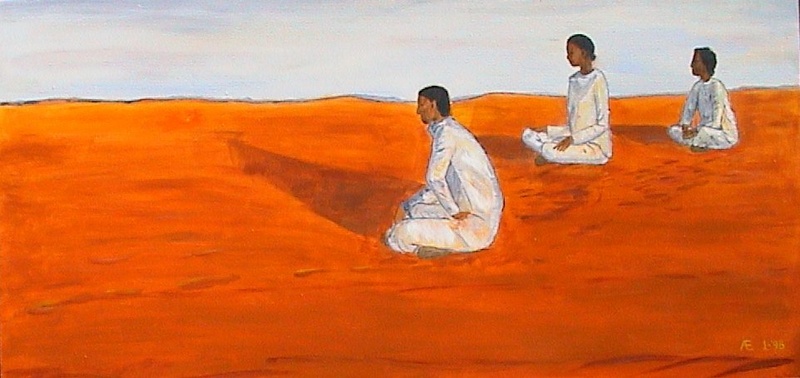 Woestijnbespiegeling