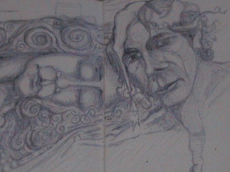 Voorbereidingen zelfportret