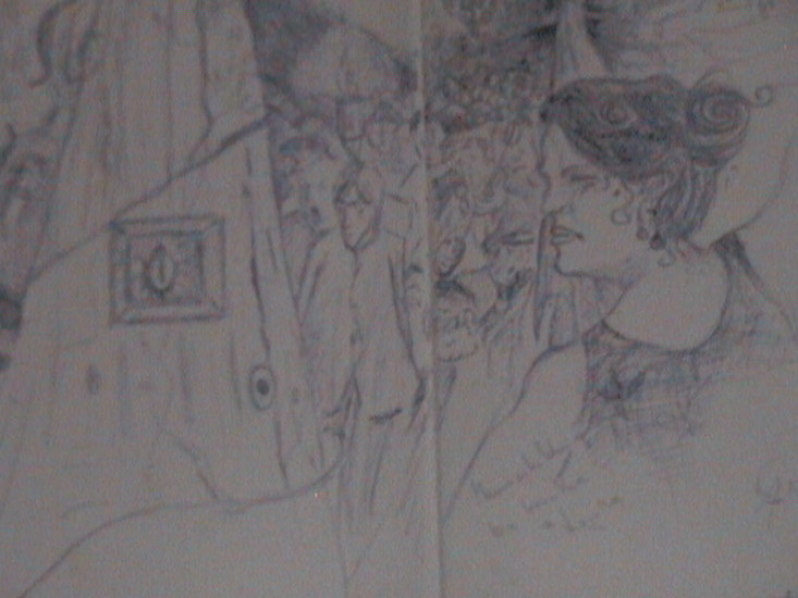 Voorbereiding muurschildering