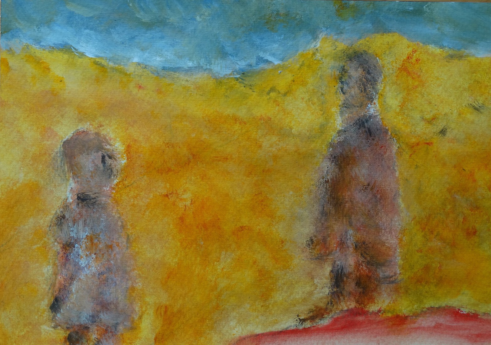 1,5 meter afstand houden!