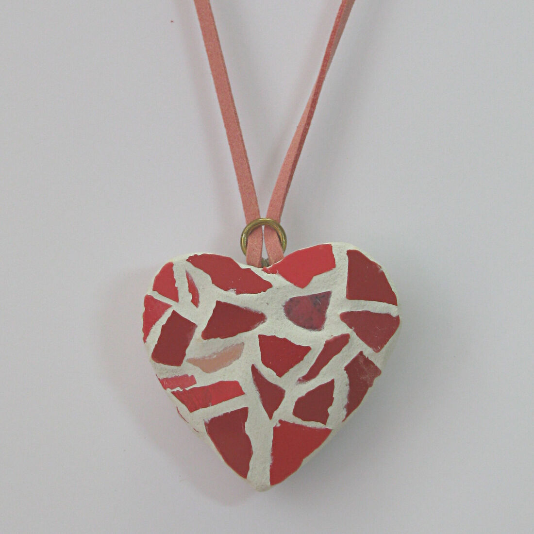 hart mozaïek rood