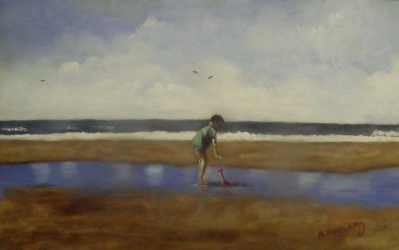 Jongen op het strand