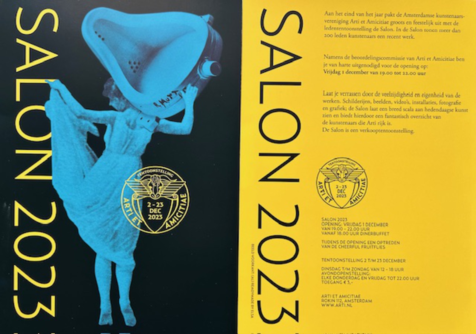Arti et Amicitiae Salon 2023 Flyer